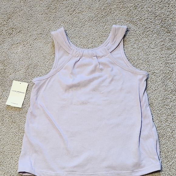 Lucky Brand Lavender Tank and Striped Shorts Set - Picture 4 of 6